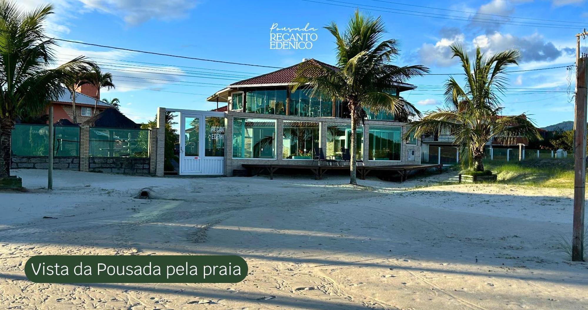 Pousada Recanto Edenico - A Beira Mar Da Praia Ponta Do Papagaio, Palhoca Sc Exterior photo